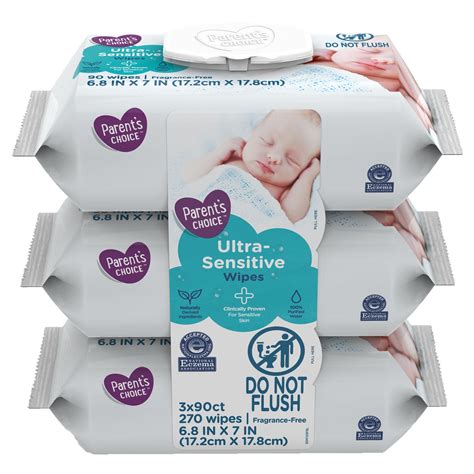 Parent's Choice Ultra-Sensitive Baby Wipes (Choose Your Count ...