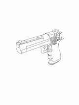 Gun coloring pages sketch template