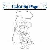 Premium Vector  Coloring Pages Kid Twirling lasso For Children sketch template