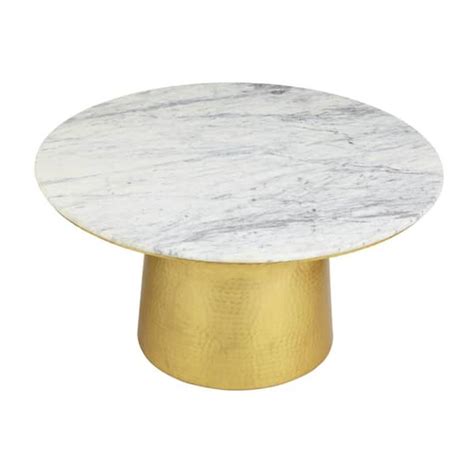 Round Coffee Table Gold Marble - Coffee Table Design Ideas