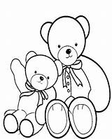 Free Printable Teddy Bear Coloring Coloring Pages sketch template