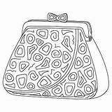 Purse Coloring Page At GetColoringscom  Free Printable Colorings sketch template