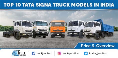 Top 10 Tata Signa Truck Models in India - Price & Overview