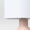 Ribbed Ceramic Mini Table Lamp Pink - Threshold™ : Target