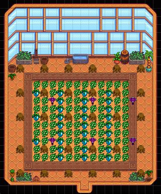 A fairly optimal Greenhouse design and layout | Stardew Valley Forums