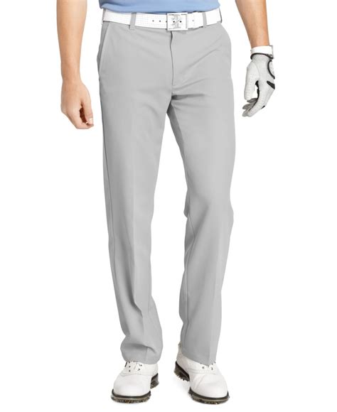 Lyst - Izod Golf Pants, Slim-fit Flat Front Pants in Gray for Men