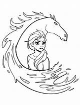 Elsa coloring Pages  ColoringLib sketch template
