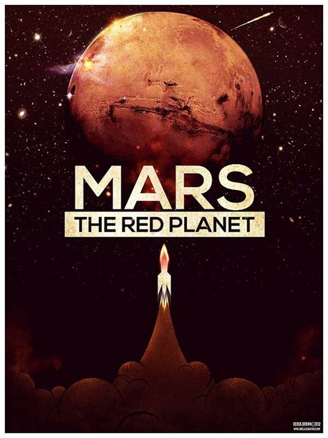 Mars - The Red Planet Poster | Mars poster, Planet poster, Planets