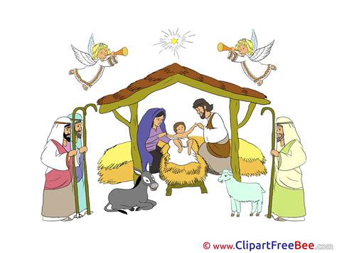 birth of jesus clipart - Clipground