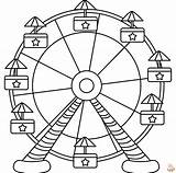 Printable Ferris Wheel Coloring Pages Free For Kids And Adults sketch template