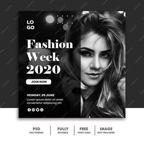 Premium PSD | Fashion banner template