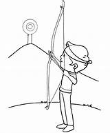 41 Archery Coloring Pages  ColoringPagesOnlycom sketch template