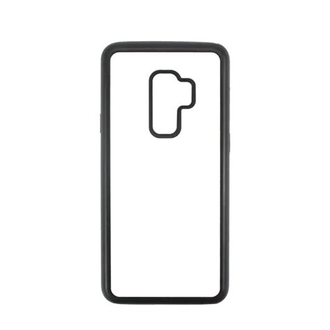 Samsung Galaxy S9 Plus Sublimation Phone Case - Black TPU Rubber