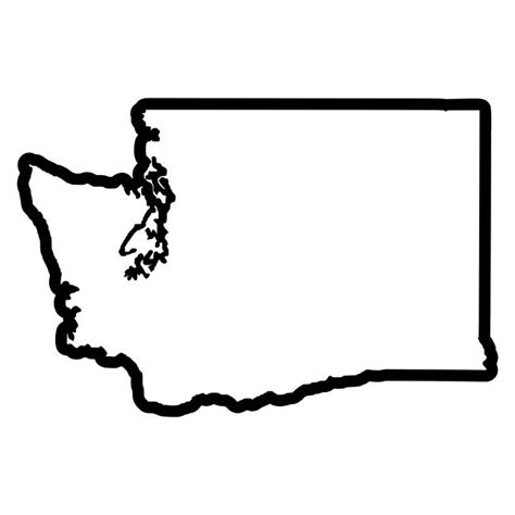 Washington State Outline Stencil - DIY Art in a Box