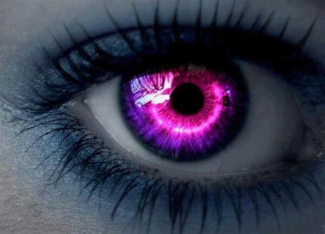 Pink/purple eye | Colored eye contacts, Pink eyes, Cool eyes