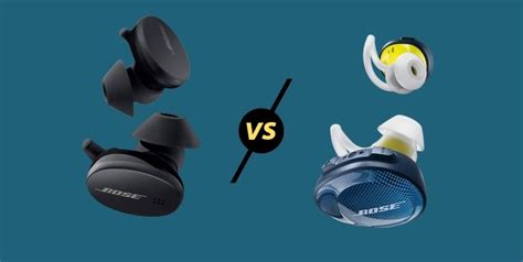 Bose Sport Earbuds vs Bose SoundSport Free: Detailed Comparison ...