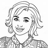 Miley Cyrus In A Fun Pose Coloring Page  Pagescom sketch template