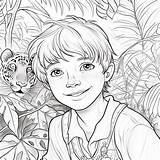 Free Download Colouring Page Of School Boy Teenage Cool  sketch template