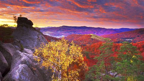 Autumn Sunset In Mountains Wallpapers - Wallpaper Cave