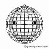 Disco Ball Coloring Pages  Free & Printable sketch template