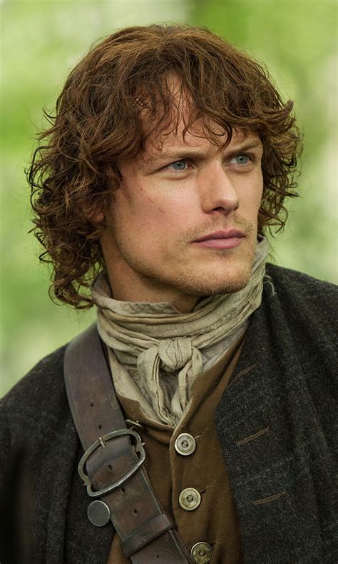 Jamie Fraser played by Sam Heughan Season 1B cast still | Outlander jamie, James fraser ...