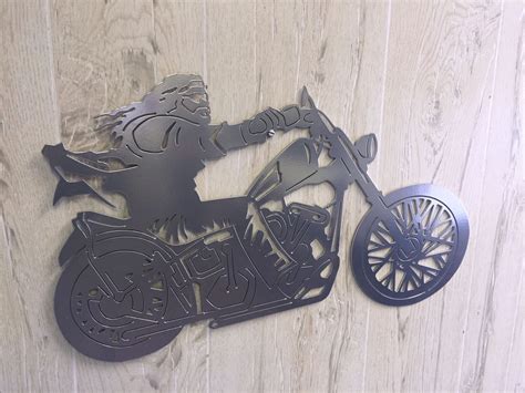 Custom Motorcycle Metal Sign Biker Sign Garage Sign