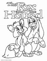 The Fox And Hound 2 Dixie Coloring Pages sketch template