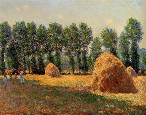 Haystacks at Giverny, 1885 - Claude Monet - WikiArt.org