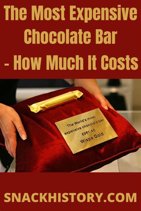 The Most Expensive Chocolate Bar - How Much It Costs - Snack History