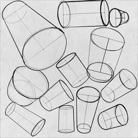 Cylinder Challenge, CrashHermit | Geometric shapes drawing, Practice ...