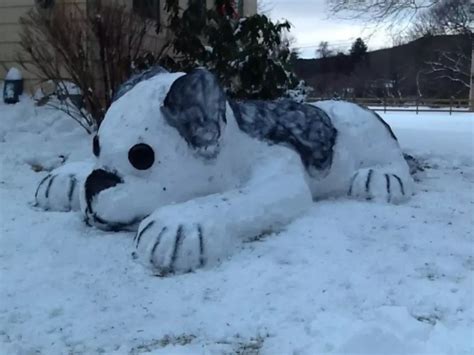 Creative Snow Sculptures – Massachusettes Listener Showcases Snow ...