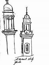 Minaret Coloring Pages sketch template