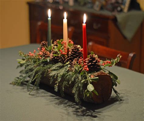 DIY Yule Log Tutorial | Christmas candle decorations, Yule decorations ...