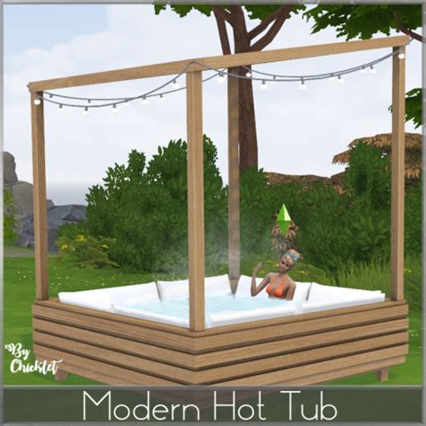 Modern Hot Tub at Simthing New » Sims 4 Updates