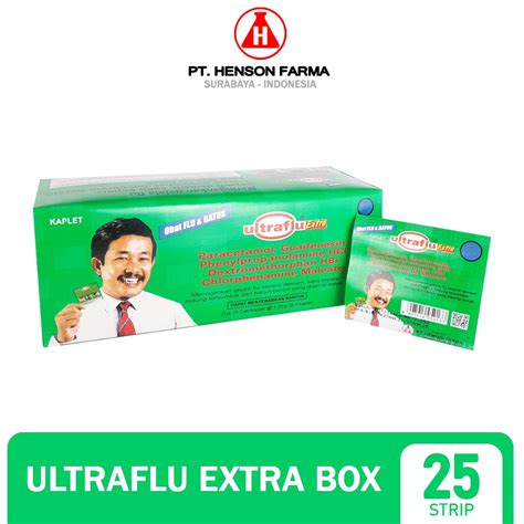 Jual Ultraflu Extra Box Isi 25 Strip Obat Flu Demam Sakit Kepala & Batuk | Shopee Indonesia