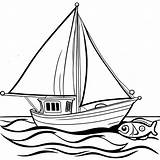 Cartoon Sailboat coloring Page Lulu Pages sketch template