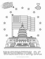 Washington Monument Coloring Page sketch template