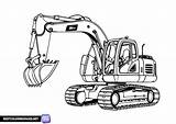 Excavator coloring pages  Bestcoloringpagesnet sketch template