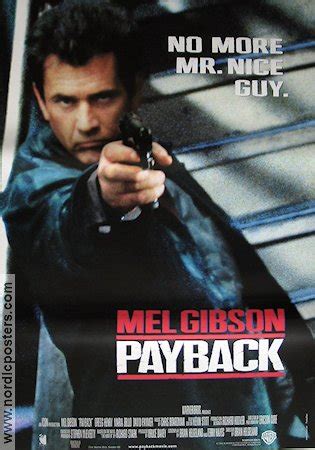 Payback poster 1999 Mel Gibson director Brian Helgeland original