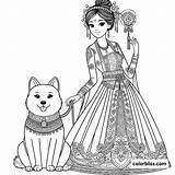 21 Princess Coloring Pages  ColorBliss sketch template