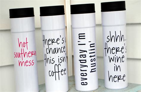 Personalized Travel Coffee Mugs $10 (Fun Quotes, Monogram and More ...
