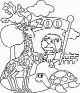 Free Printable Coloring Pages Zoo Animals sketch template