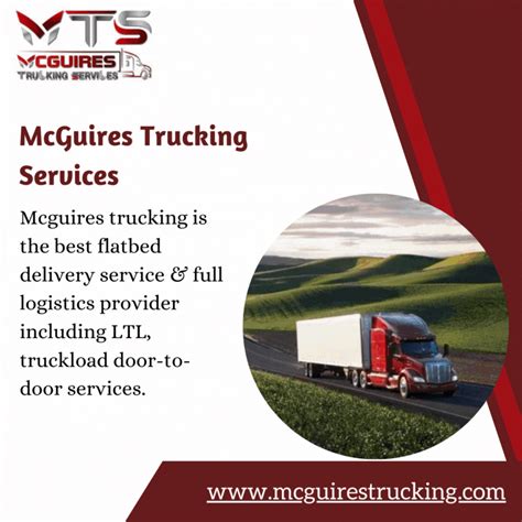 McGuires Trucking Services — Flatbed Delivery Services - McGuire Trucking Services - Medium