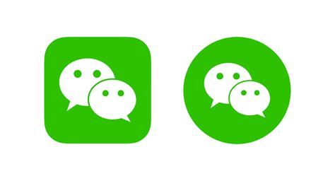 wechat logo, wechat icon free vector 18757870 Vector Art at Vecteezy