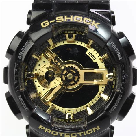 Casio G-Shock Black And Gold Analog Digital | Property Room