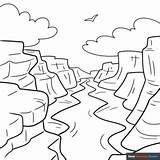 Grand Canyon Coloring Page  Easy Drawing Guides sketch template
