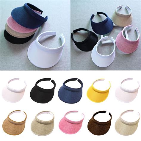 Sun Visors for Women Golf Visor Women Sports Sun Visor Hat Cloth ...