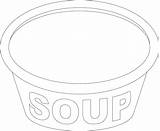 Soup Bowl Drawing At GetDrawings  Free Download sketch template