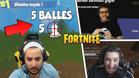 GOTAGA 5 BALLES 5 HEADSHOTS !! - Best of Fortnite Stream #1 - YouTube