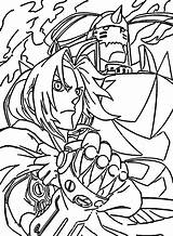 Edward And Alphonse Elric Coloring Page  Free Printable Pages sketch template